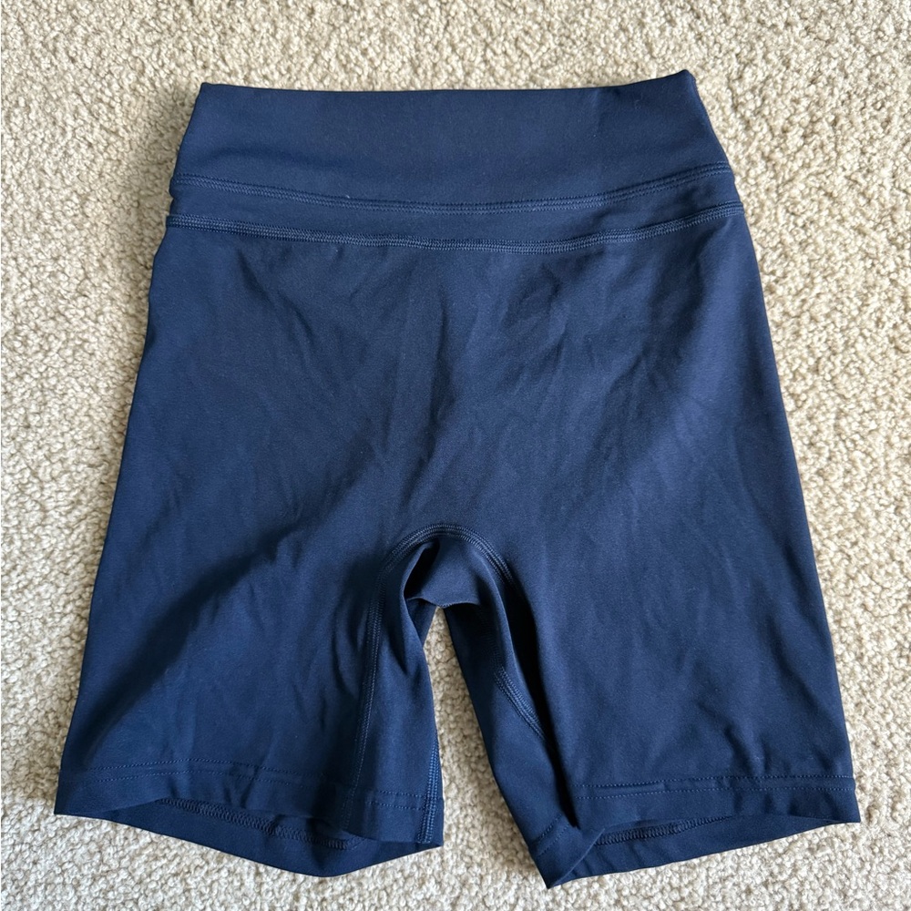 Navy tom tiger athletic biker Shorts